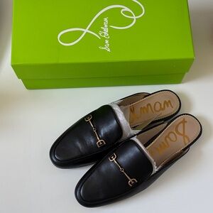 Sam Edelman Linnie Bit Mules in Black, size 9.5